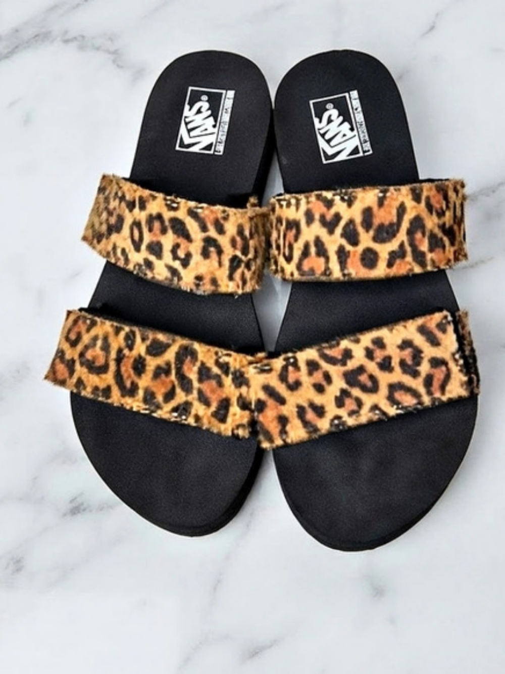 Womens Vans Ultra Crush Sandal Leopard Print Size 8